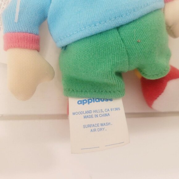 Vtg Rugrats Nickelodeon Chuckie Mini Bean Bag Plush Stuffed Toy - Picture 4 of 4